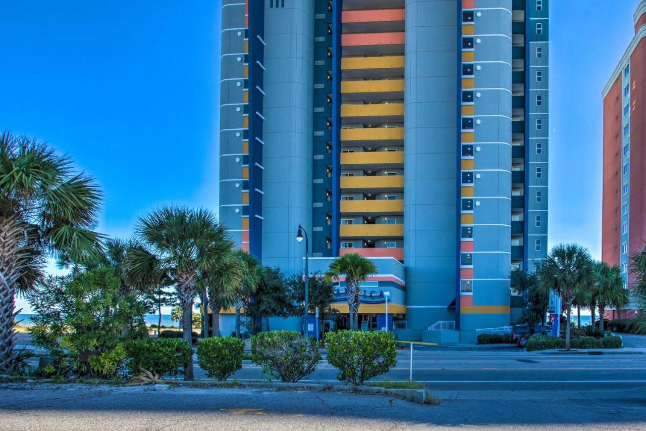 Oceanfront Condo With Huge Balcony Walk To Skywheel Myrtle Beach Exterior photo